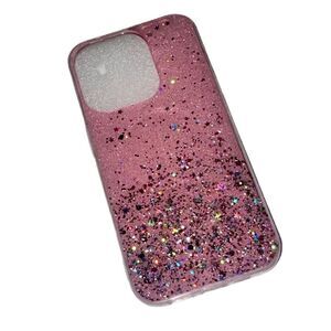 iPhone 15 Pro 6.1” Pink Glitter Sparkly Sequin Phone Case